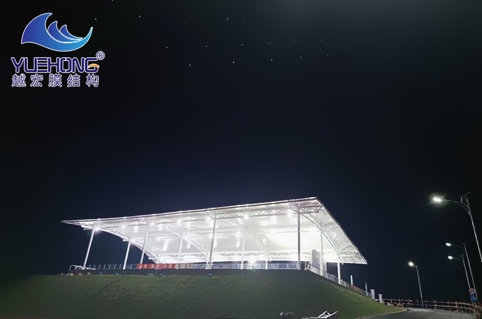 廣東湛江核電站膜結構頂棚案例